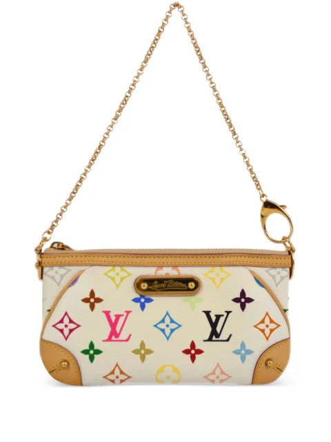 Louis Vuitton Pre-Owned x Takashi Murakami 1990-2000s Pochette Milla MM clutch bag White M60096