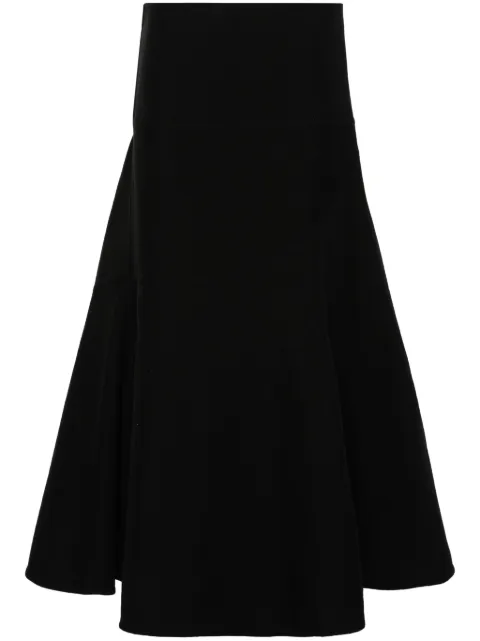 Jil Sander twill cotton-blend skirt Black J03MA0177J45078