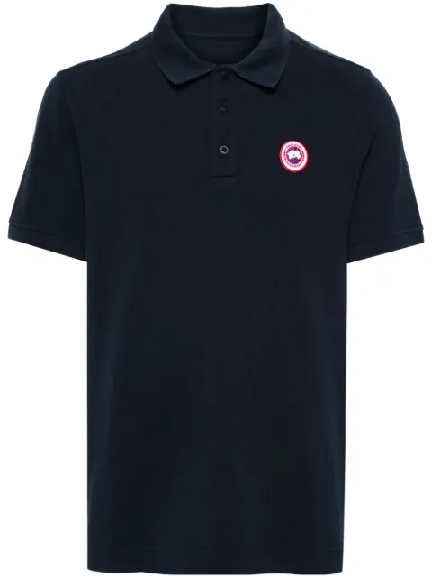 Canada Goose Beckley cotton polo shirt Blue 1600M