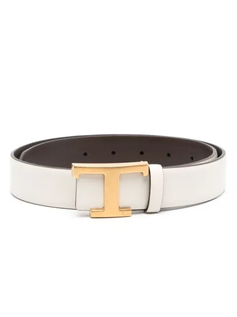 Tod's T Timeless reversuble belt White XCWTSB10100RBR