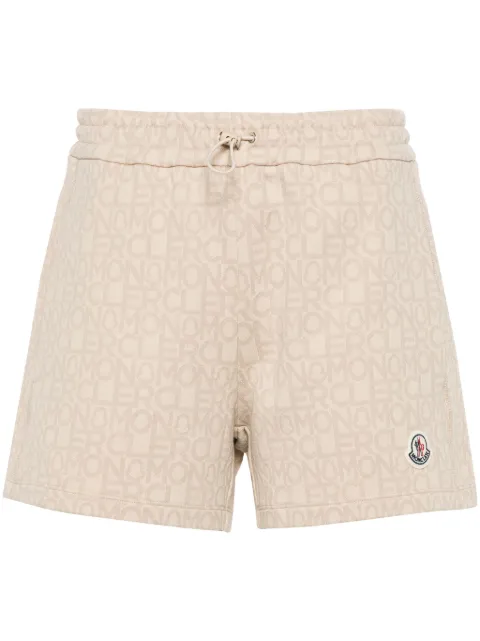 Moncler monogram jacquard shorts Neutrals J10938H0001989AHB