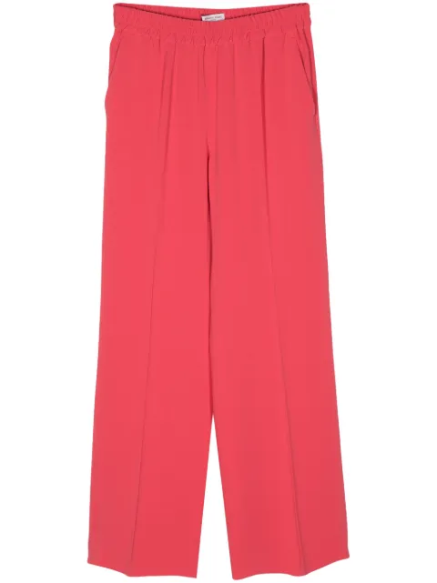 Alberto Biani cady straight-leg trousers Pink CV872AC0028