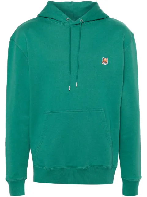 Maison Kitsuné Fox Head cotton hoodie Green LM00702KM0001P373