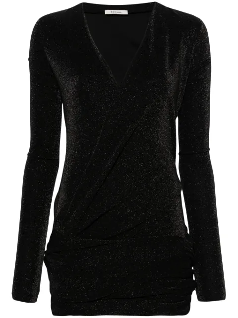 REV Ezri lurex minidress Black PS24RO0019J11