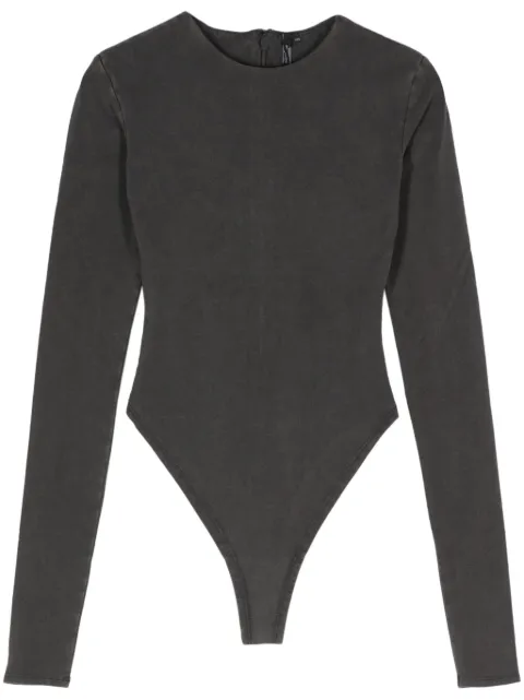 ENTIRE STUDIOS round-neck jersey bodysuit Black ES2507