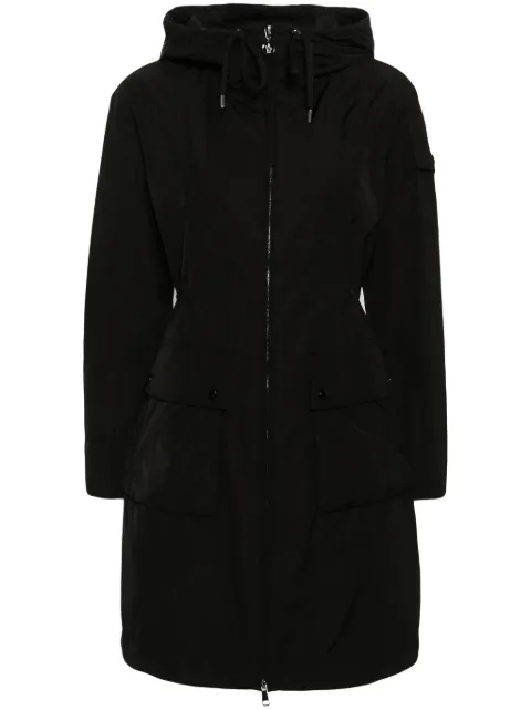 Moncler hooded drawstring coat Black L10931C00014549P3