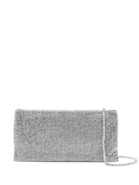 Benedetta Bruzziches Your Best Friend rhinestoned clutch Silver SS24015
