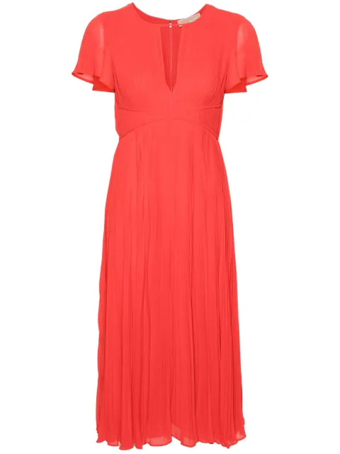 Michael Michael Kors pleated midi dress Red MS481P77R3