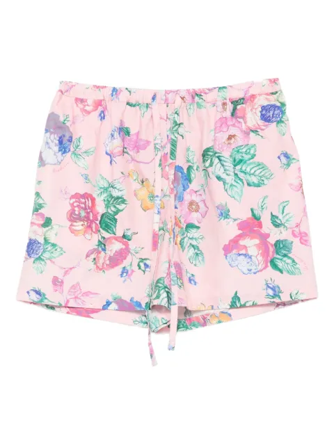 Moschino floral drawstring shorts Pink A03210450