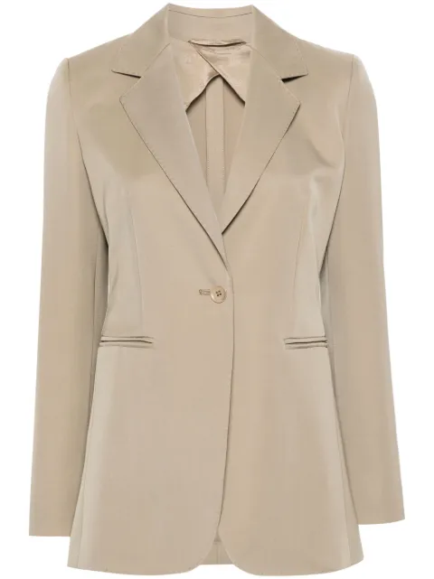 Max Mara Sandalo single-breasted blazer Neutrals 2411041201600