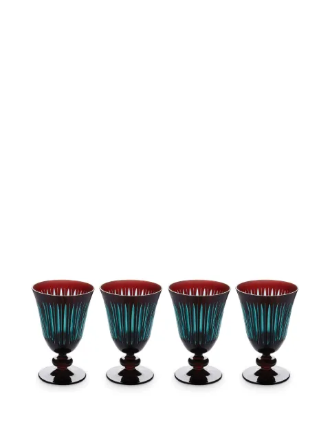L'Objet Prism wine glasses (set of four) Red PS7030