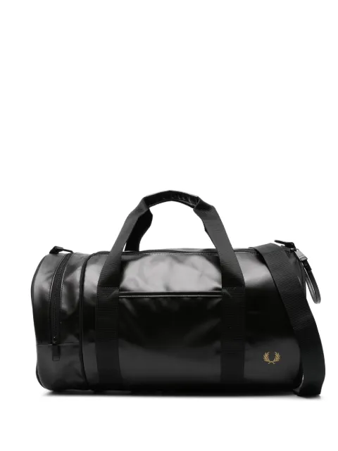 Fred Perry logo-print holdall Black L7260