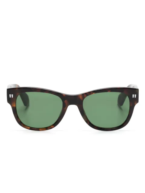 Off-White Eyewear Moab oval-frame sunglasses Brown OERI107S24PLA0016055