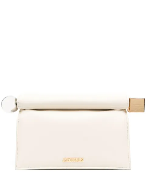 Jacquemus Rond Carré clutch bag Neutrals BAW00356AC27L14