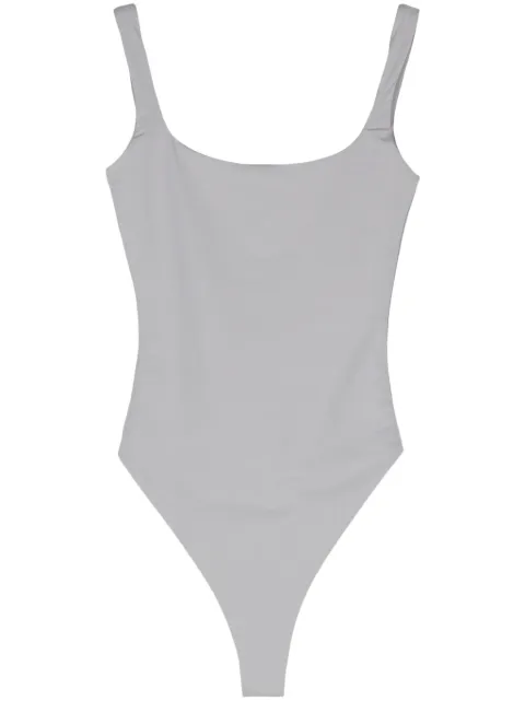 ENTIRE STUDIOS square-neck sleeveless bodysuit Grey ES2356