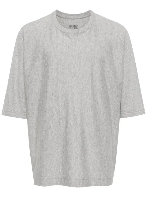 Homme Plissé Issey Miyake plain cotton T-shirt Grey HP46JK310