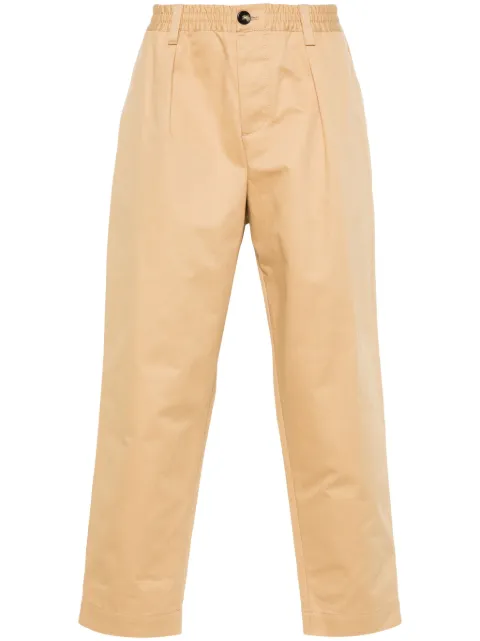 Marni gabardine tapered trousers Neutrals PUMU0017A4UTC311