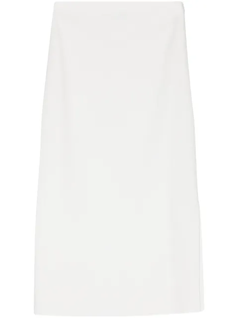 Lorena Antoniazzi ribbed-knit pencil skirt White P24120SM31A13291100