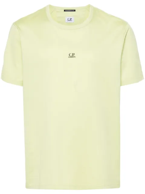 C.P. Company logo-printed cotton T-shirt Yellow 16CMTS088A006374G