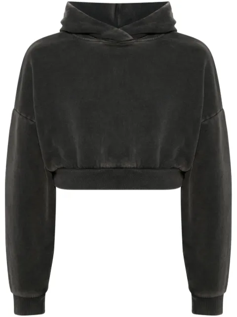 ENTIRE STUDIOS Heavy cropped hoodie Grey ES2392