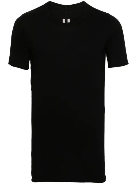 Rick Owens Basic organic cotton T-shirt Black RU01D3251JA