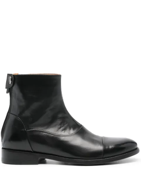 Alberto Fasciani Gill 70009 leather ankle boots Black 70009