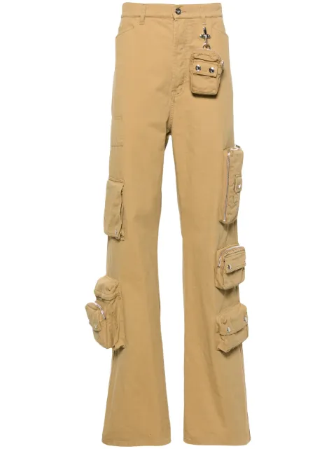 Lanvin x Future utility-pockets straight trousers Neutrals RMTR00435921P24