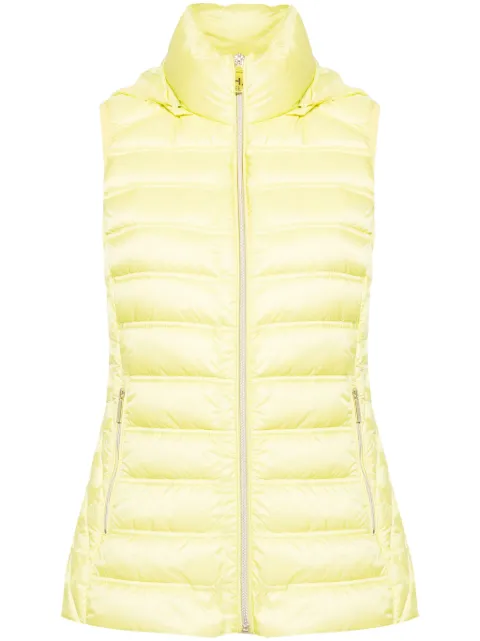 Michael Michael Kors detachable-hood down gilet Yellow M824683E74