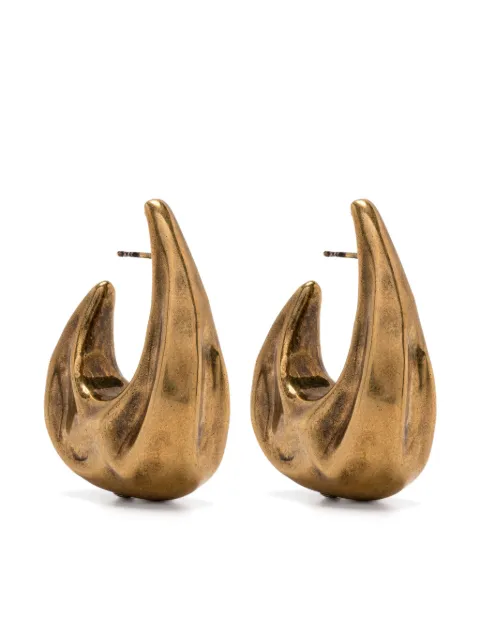 KHAITE medium Olivia hoop earrings Gold 10019006440