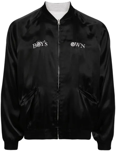Toga Virilis x Boy's Own embroidered bomber jacket Black TC241FC506