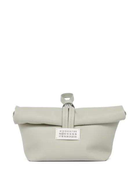 Maison Margiela Paper leather clutch bag Grey SB2WD0082P6758