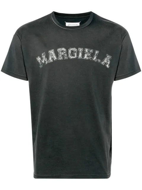 Maison Margiela logo-print cotton T-shirt Black S51GC0523S20079