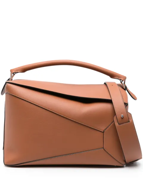 LOEWE large Puzzle shoulder bag Brown B510140X18