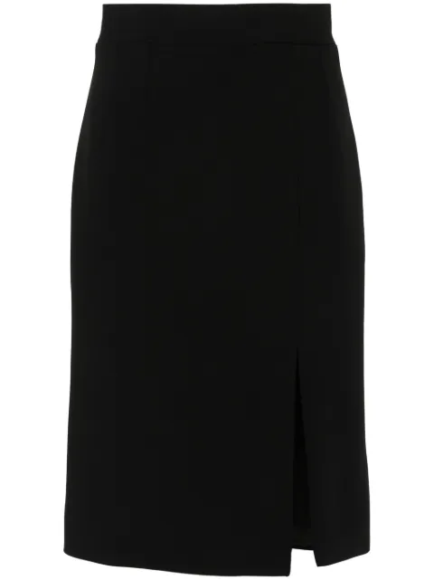 Dolce & Gabbana side-slit pencil skirt Black F4CU7TFUBF1