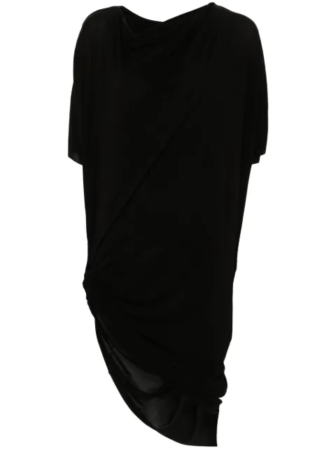 Rick Owens Edfu drapped dress Black RP01D2577HBZ