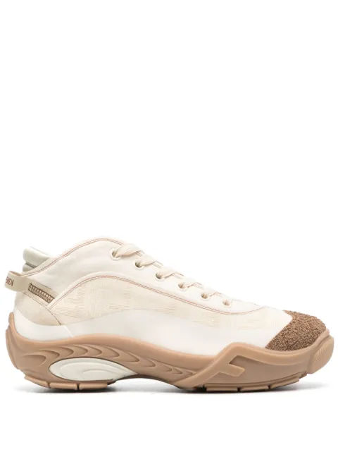 FENDI Lab panelled sneakers Neutrals 7L1663AQX9