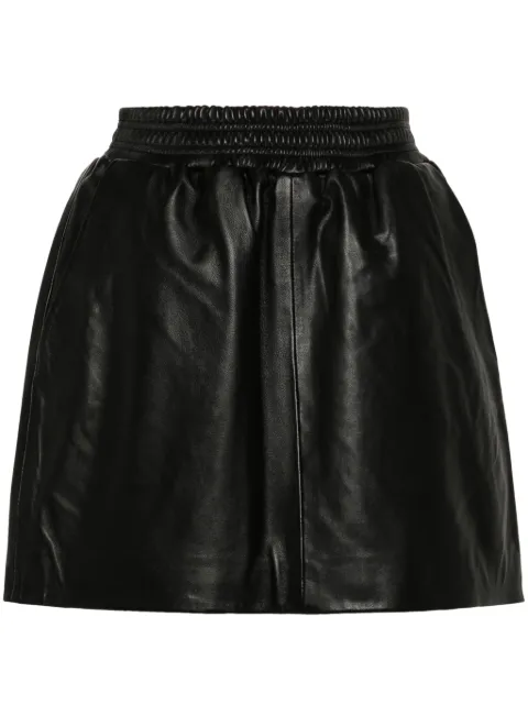 Arma Mare leather skirt Black 014L91124