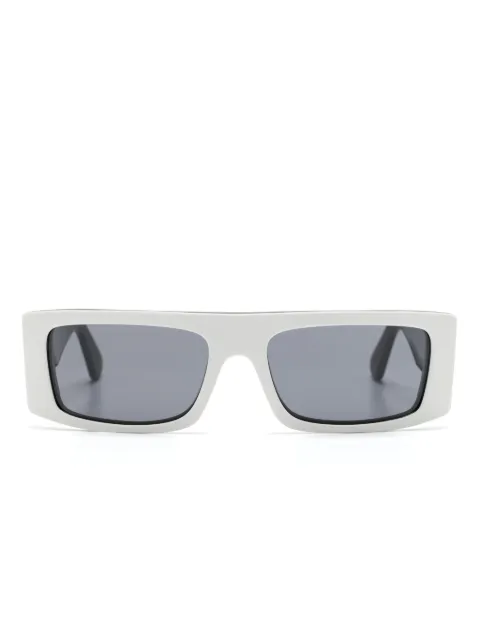 GCDS rectangle-frame sunglasses White GD0009