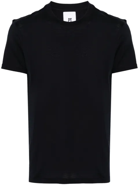 PT Torino plain lightweight T-shirt Blue TL5STM050LEL01CD