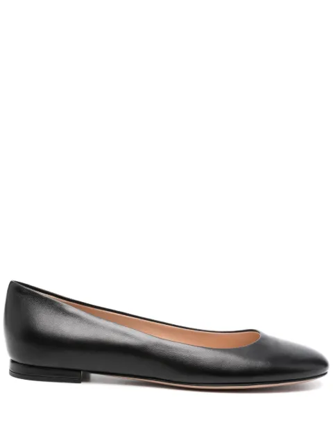 Gianvito Rossi leather ballerina shoes Black G2223105RICNXF