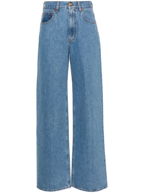 Blazé Milano Nariida Maya embroidered-detail jeans Blue JDN01DN