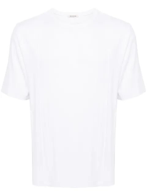 Peter Do pleat-detail cotton T-shirt White VI039