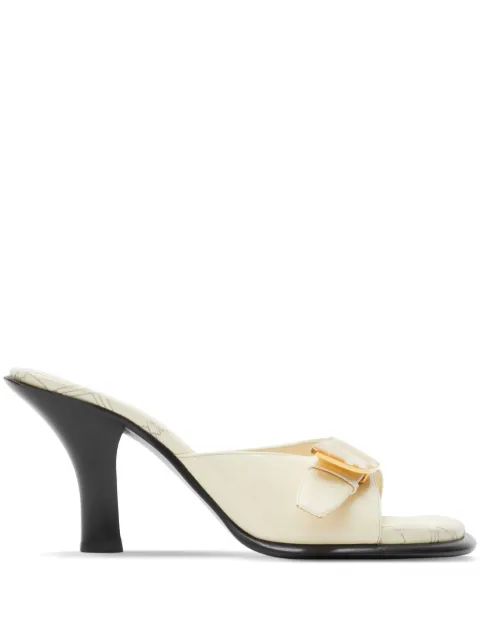 Burberry Bay leather mules Neutrals 8084824
