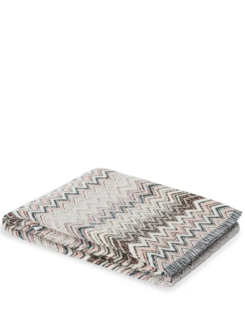 Missoni Home Forest zigzag blanket (130cm x 195cm) Neutrals 1D3PL99001
