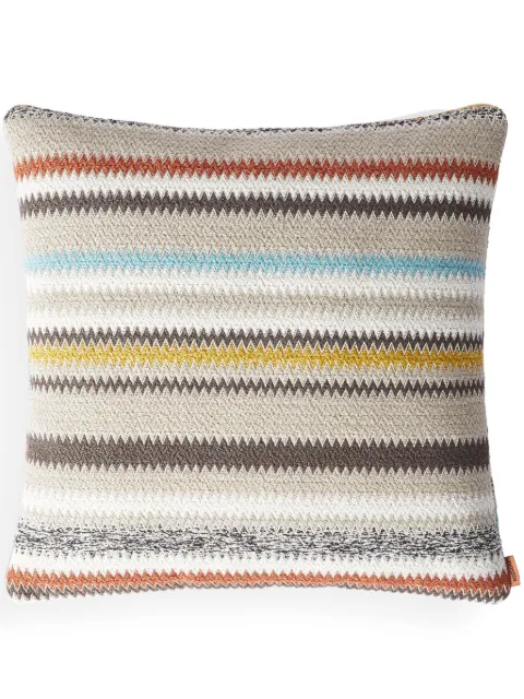 Missoni Home Blurred zigzag cushion (40cm x 40cm) Neutrals 1D4CU00723