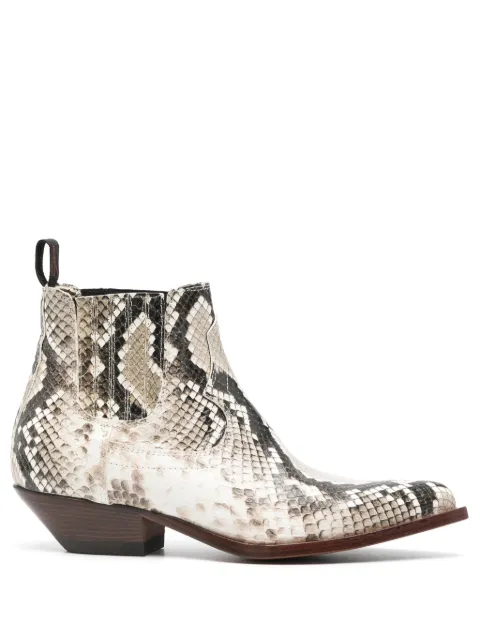 Sonora 40mm Hidalgo leather boots Neutrals HIM357NAPYT06W