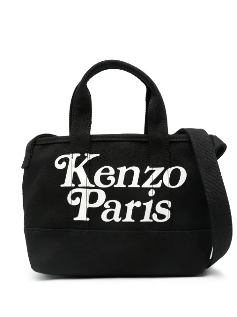 Kenzo small logo-print tote bag Black FE58SA910F35