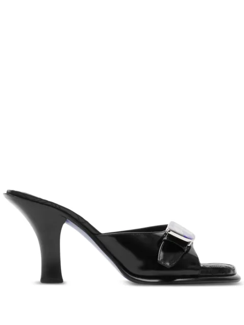 Burberry Bay leather sandals Black 8085503