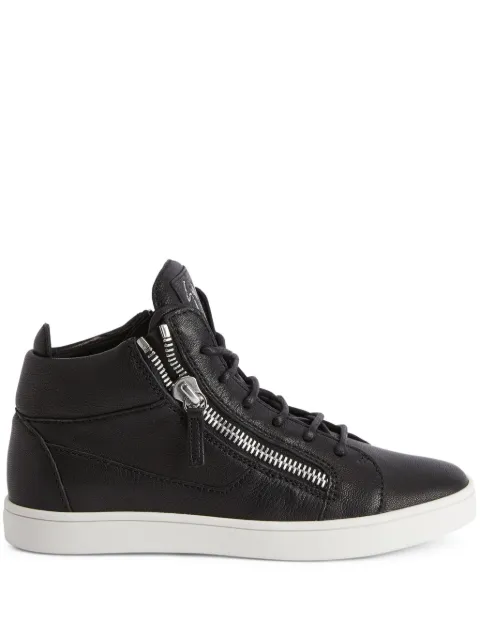 Giuseppe Zanotti Jamie high-top leather sneakers Black RS00079K04