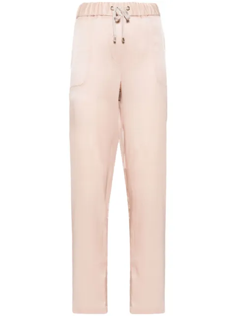 Lorena Antoniazzi straight-leg track pants Pink P2461PA80D3612
